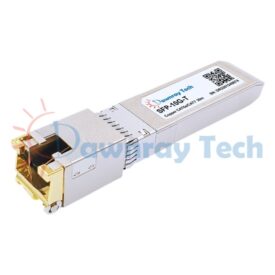 Alcatel-Lucent iSFP-10G-T Compatible 10Gbps SFP+ 10GBASE-T 30m CAT6a/CAT7 RJ45 Copper Transceiver Module