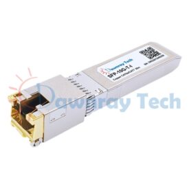 Alcatel-Lucent iSFP-10G-T-I Compatible Industrial 10Gbps SFP+ 10GBASE-T 30m CAT6a/CAT7 RJ45 Copper Transceiver Module