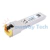 Módulo transceptor de cobre compatible con Alcatel-Lucent iSFP-GIG-T temperatura industrial 10/100/1000Mbps SFP 1000BASE-T 100m CAT6/CAT6a RJ45