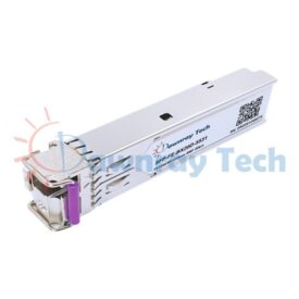 Módulo transceptor óptico compatible con Alcatel-Lucent SFP-100-BX20LT 125Mbps BIDI SFP 100BASE-BX20 TX1550nm/RX1310nm 20km SMF LC símplex