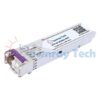 Módulo transceptor óptico compatible con Cisco GLC-BX80-U 1.25Gbps BIDI SFP 1000BASE-BX80 TX1490nm/RX1570nm 80km SMF LC símplex