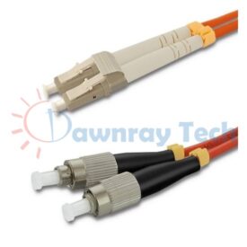 Cordón de parcheo de fibra óptica Multimodo LC-FC Dúplex 7m (22.97pies) OM1 LC/UPC-FC/UPC 62.5/125μm LSZH 2.0mm