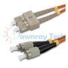 Cordón de parcheo de fibra óptica Multimodo SC-FC Dúplex 10m (32.81pies) OM1 SC/UPC-FC/UPC 62.5/125μm LSZH 2.0mm