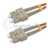 Cordón de parcheo de fibra óptica Multimodo SC-SC Dúplex 10m (32.81pies) OM2 SC/UPC-SC/UPC 50/125μm LSZH 2.0mm