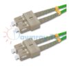 Cordón de parcheo de fibra óptica Multimodo SC-SC Dúplex 30m (98.43pies) OM5 SC/UPC-SC/UPC 50/125μm LSZH 2.0mm