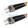 Cordón de parcheo de fibra óptica Multimodo ST-ST Dúplex 3m (9.84pies) OM1 ST/UPC-ST/UPC 62.5/125μm LSZH 2.0mm