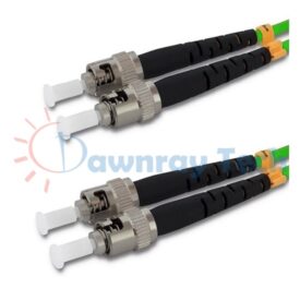 Cordón de parcheo de fibra óptica Multimodo ST-ST Dúplex 3m (9.84pies) OM5 ST/UPC-ST/UPC 50/125μm LSZH 2.0mm