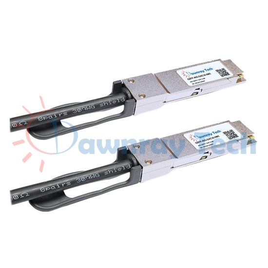 0.5m (1.64ft) Generic QSFP-40G-DAC30-0M5 Compatible QSFP+ to QSFP+ DAC 40GBASE-CR4 40Gbps Passive Direct Attach Twinax Copper Cable 0.5m (1.64ft) Generic QSFP-40G-DAC30-0M5 Compatible QSFP+ to QSFP+ DAC 40GBASE-CR4 40Gbps Passive Direct Attach Twinax Copper Cable