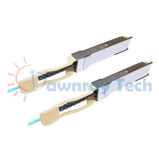 10m (32.81ft) Generic QSFP-56G-AOC-10M Compatible QSFP14 to QSFP14 AOC 4X FDR 56Gbps Multi Mode Fiber Active Optical Cable 10m (32.81ft) Generic QSFP-56G-AOC-10M Compatible QSFP14 to QSFP14 AOC 4X FDR 56Gbps Multi Mode Fiber Active Optical Cable