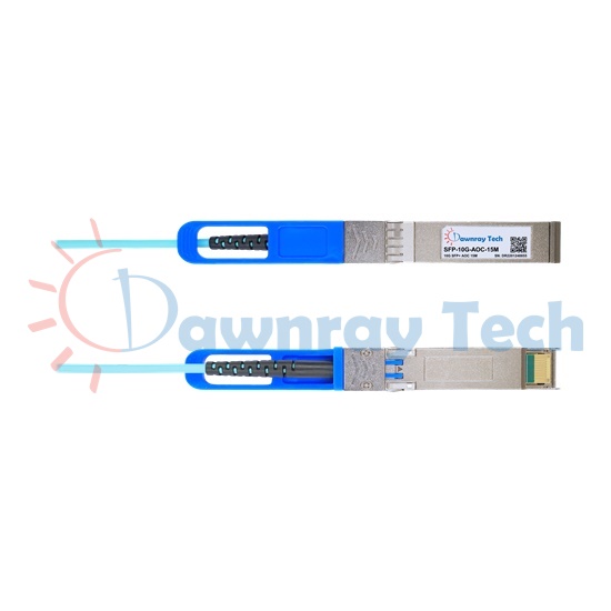 15m (49.21ft) Generic SFP-10G-AOC-15M Compatible SFP+ to SFP+ AOC 10GBASE-CR 10Gbps Multi Mode Fiber Active Optical Cable 15m (49.21ft) Generic SFP-10G-AOC-15M Compatible SFP+ to SFP+ AOC 10GBASE-CR 10Gbps Multi Mode Fiber Active Optical Cable
