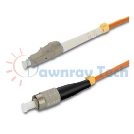 Cordón de parcheo de fibra óptica Multimodo LC-FC Símplex 1m (3.28pies) OM1 LC/UPC-FC/UPC 62.5/125μm LSZH 2.0mm
