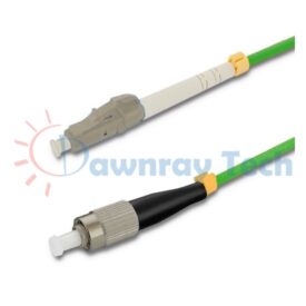 Cordón de parcheo de fibra óptica Multimodo LC-FC Símplex 10m (32.81pies) OM5 LC/UPC-FC/UPC 50/125μm LSZH 2.0mm
