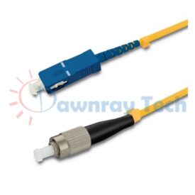 Cordón de parcheo de fibra óptica Monomodo SC-FC Símplex 30m (98.43pies) OS2 SC/UPC-FC/UPC 9/125μm LSZH 2.0mm