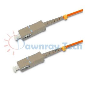 Cordón de parcheo de fibra óptica Multimodo SC-SC Símplex 3m (9.84pies) OM1 SC/UPC-SC/UPC 62.5/125μm LSZH 2.0mm