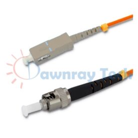 Cordón de parcheo de fibra óptica Multimodo SC-ST Símplex 10m (32.81pies) OM1 SC/UPC-ST/UPC 62.5/125μm LSZH 2.0mm