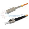 Cordón de parcheo de fibra óptica Multimodo SC-ST Símplex 3m (9.84pies) OM1 SC/UPC-ST/UPC 62.5/125μm LSZH 2.0mm