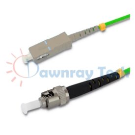 Cordón de parcheo de fibra óptica Multimodo SC-ST Símplex 10m (32.81pies) OM5 SC/UPC-ST/UPC 50/125μm LSZH 2.0mm