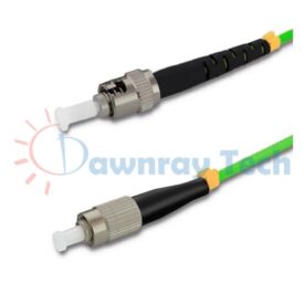 Cordón de parcheo de fibra óptica Multimodo ST-FC Símplex 3m (9.84pies) OM5 ST/UPC-FC/UPC 50/125μm LSZH 2.0mm