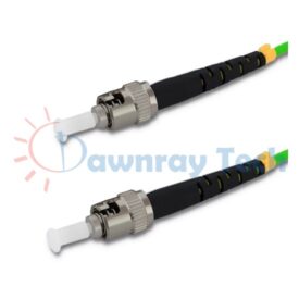 Cordón de parcheo de fibra óptica Multimodo ST-ST Símplex 1m (3.28pies) OM5 ST/UPC-ST/UPC 50/125μm LSZH 2.0mm